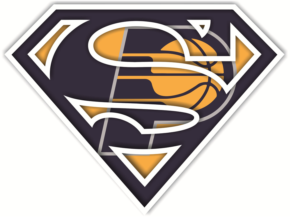 Indiana Pacers superman fabric transfer